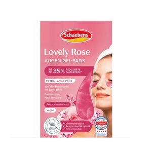 پد ژلی زیرچشم لاولی رز شابنس Schaebens Lovely Rose Eye gel pads
