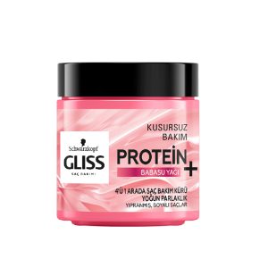 ماسک مو پروتئینه موهای رنگ شده و آسیب دیده گلیس سری Protein+Babasu Yagi