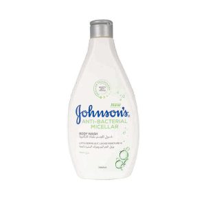 شامپو بدن میسلار ضد باکتری جانسون ۴۰۰ ml مدل نعناع anti bacterial micellar body wash/mint